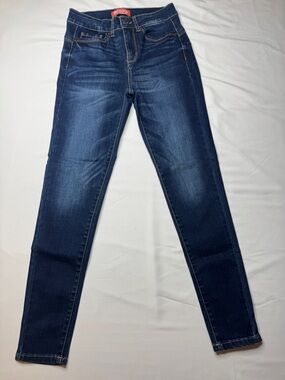 Butt I Love You Wax Jean Skinny Dark Wash Stretch Jeans Size 3